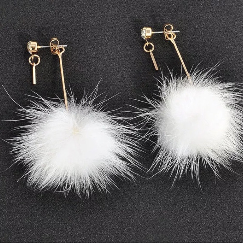 Furry Earrings